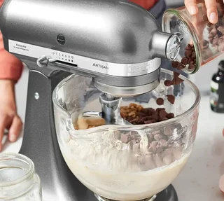 KITCHENAID Artisan Konyhai robotgép dönthető fejjel 4,8L 5KSM175PSEMS Ón szürke