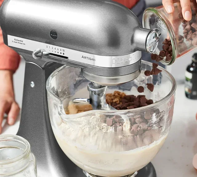 KITCHENAID Artisan Konyhai robotgép dönthető fejjel 4,8L 5KSM175PSEMS Ón szürke