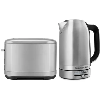 Kit Colazione KitchenAid Bollitore e Tostapane Acciaio Inox