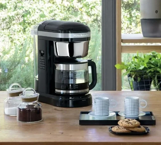 Кафеварка с Капков Филтър KitchenAid 5KCM1209, 12 чаши, Имперско Червено