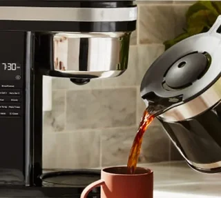 Кафеварка с Капков Филтър KitchenAid 5KCM1209, 12 чаши, Имперско Червено