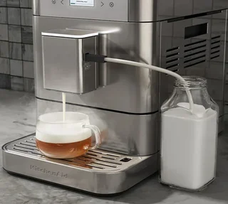 KITCHENAID KF6 5KES8556 Неръждаема Кафемелачка за Еспресо