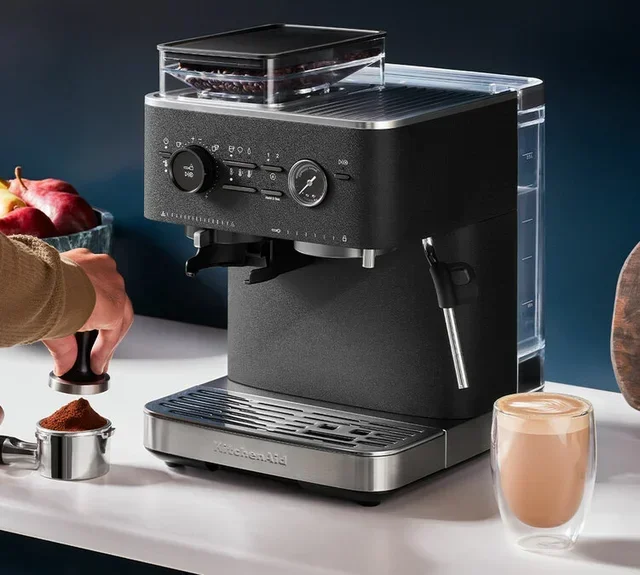 KITCHENAID Semi-Automatic Espresso Machine 5KES6551EBK - Truffle Black