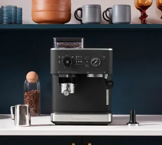 KITCHENAID Semi-Automatic Espresso Machine 5KES6551EBK - Truffle Black
