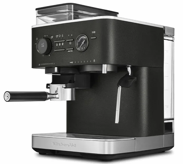KITCHENAID Semi-Automatic Espresso Machine 5KES6551EBK - Truffle Black