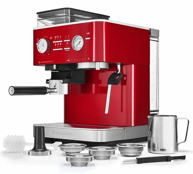 Ημιαυτόματη μηχανή εσπρέσο 5KES6551ECA, KITCHENAID, απόχρωση Pomme d'amour.