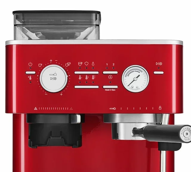 Ημιαυτόματη μηχανή εσπρέσο 5KES6551ECA, KITCHENAID, απόχρωση Pomme d'amour.