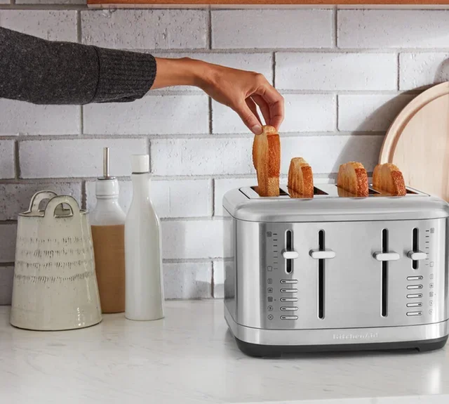 KitchenAid 4 viipaleen leivänpaahdin 5KMT4109EBM - Ruostumaton Teräs