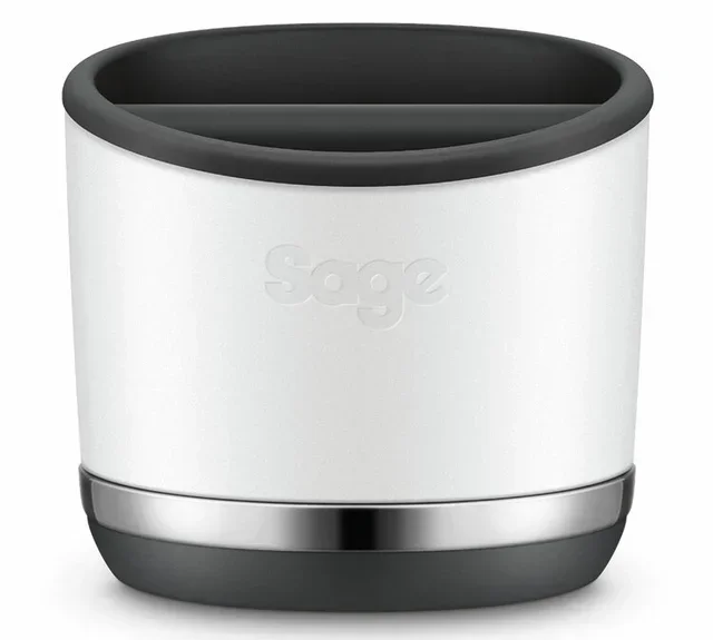 Klopbox SAGE roestvrijstaal wit zeezout voor 10 tabletten SEA501SST