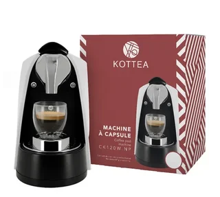 Kottea CK120W.NP - Macchina Caffè Compatibile Nespresso® Pro con 50 Capsule in Omaggio