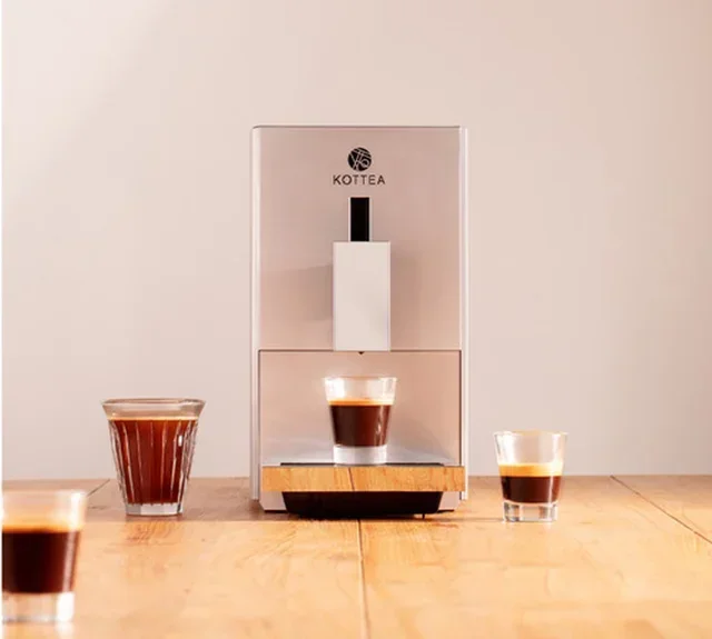 KOTTEA Espressima OSLO CK320 Argento - Macchina Caffè Espresso con Macinacaffè