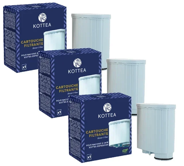 KOTTEA-Filterkartusche für professionelle Kaffeemaschinen mit Mahlwerk, Modell CK309, 3 Stück