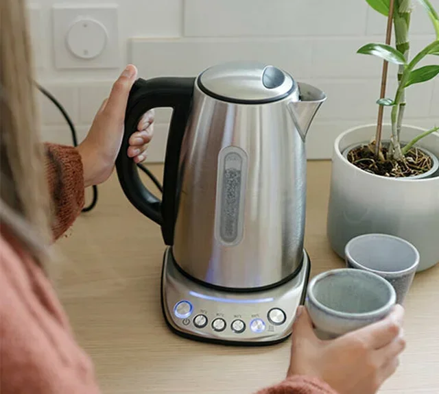 Hervidor Kottea KT102 Acero Inox Pro 1,7L + Descalcificador y Té REGALO