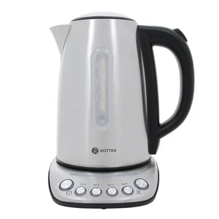 Kottea KT102 Edelstahl-Wasserkocher Pro 1,7l + Entkalker &amp; Tee GRATIS