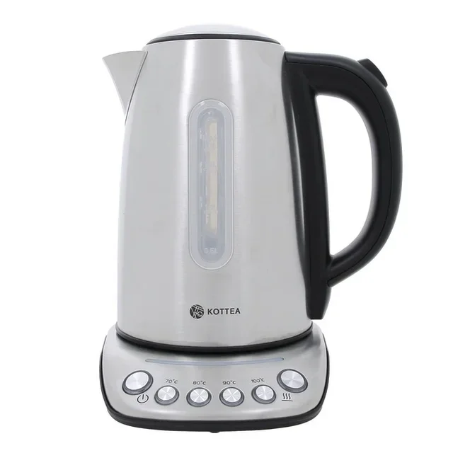 Hervidor Kottea KT102 Acero Inox Pro 1,7L + Descalcificador y Té REGALO