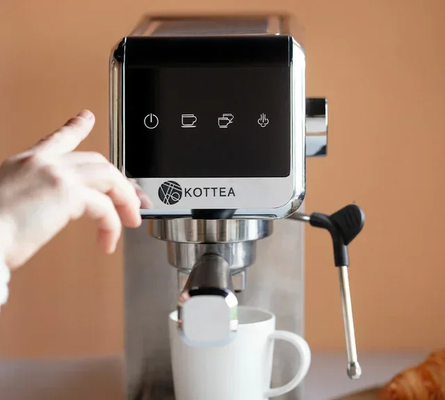 Macchina espresso KOTTEA Leonard CK130 acciaio inossidabile spazzolato
