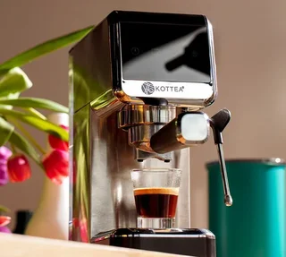 Macchina espresso KOTTEA Leonard CK130 acciaio inossidabile spazzolato