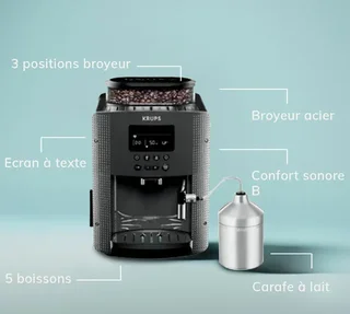 Macinacaffè automatico KRUPS Arabica Essential YY4081FD