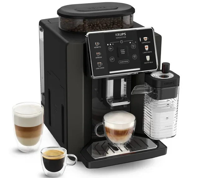 Macchina caffè automatica KRUPS Sensation Latte M85 Grigio - EA912HF1