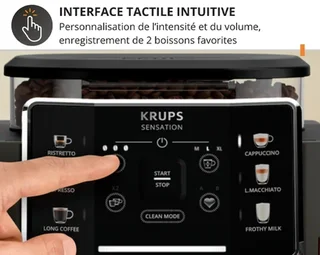 Macchina caffè automatica KRUPS Sensation Latte M85 Grigio - EA912HF1