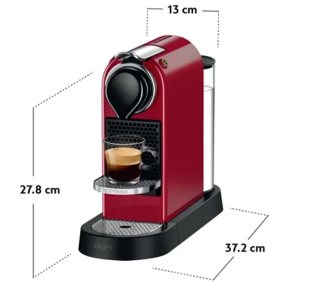 Krups CitiZ Röd YY4117FD - Kapselmaskin + Erbjudande