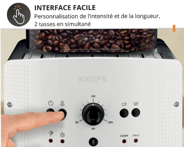 Macchina da caffè espresso Krups Essential bianca EA810570