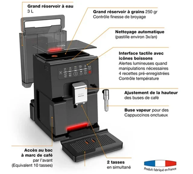 KRUPS Intuition Essential YY4371FD Espresso Grinder