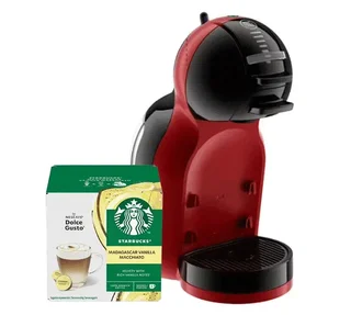Ekspres kapsułkowy Krups MINI ME Czarny/Czerwony YY5219FD - Kompatybilny Dolce Gusto®