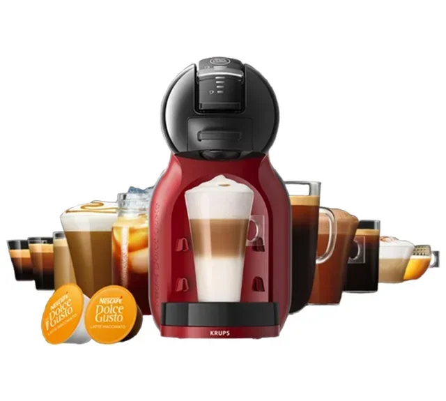 Ekspres kapsułkowy Krups MINI ME Czarny/Czerwony YY5219FD - Kompatybilny Dolce Gusto®