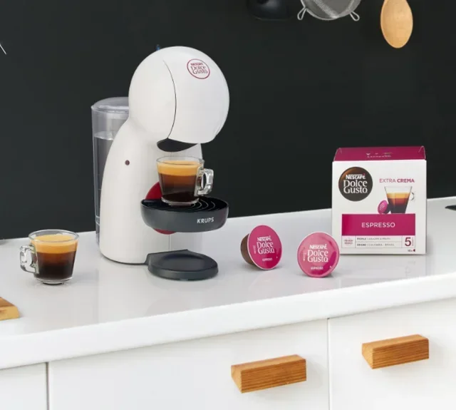 Krups Piccolo XS fehér/piros kapszulás kávéfőző YY5218FD