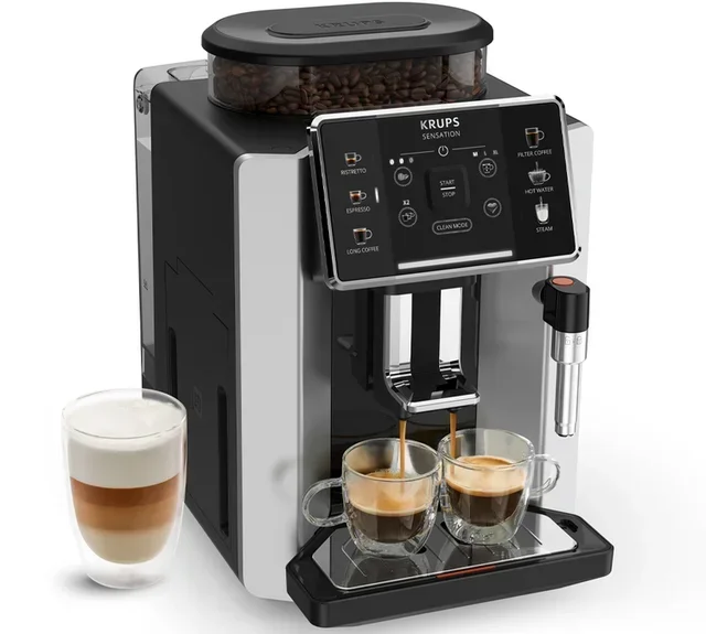 KRUPS Sensation Silver Macchina da Caffè Automatica - EA910E10