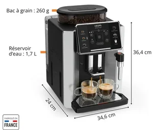 KRUPS Sensation Silver Macchina da Caffè Automatica - EA910E10