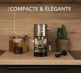 KRUPS Virtuoso+ XP444C10 rostfri espressomaskin