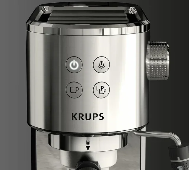 KRUPS Virtuoso+ XP444C10 rostfri espressomaskin