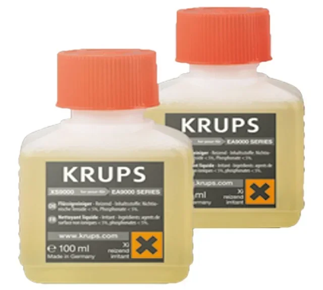 Detergente Liquido KRUPS XS900010 per Sistema Cappuccino Barista Krups, Confezione da 2