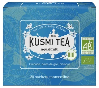 KUSMI TEA Infusion AquaFrutti Organic - 20 Tea Bags