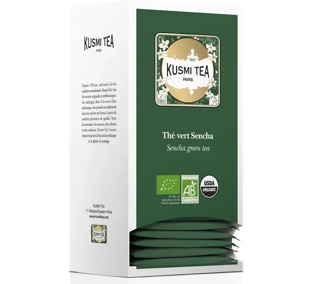 Tè Verde Cinese Bio - 25 Filtri - KUSMI TEA