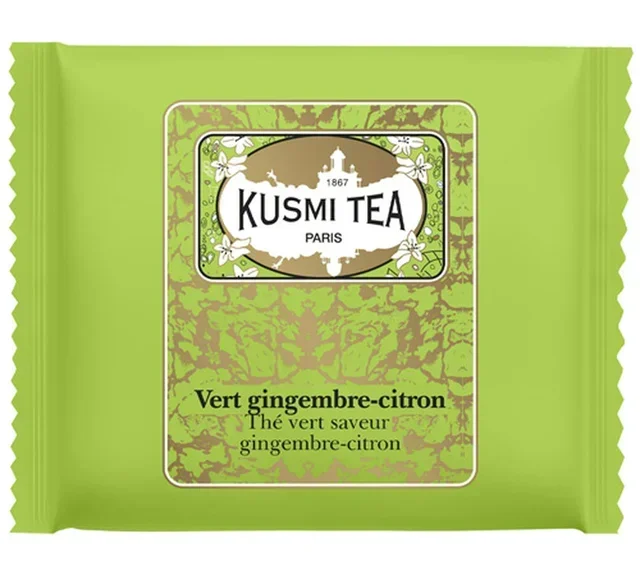 Tè Verde Bio Zenzero Limone - 25 Filtri - KUSMI TEA