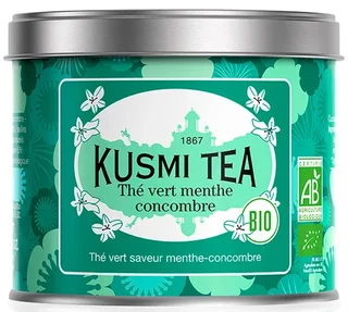 Tè Verde Bio Menta e Cetriolo - Foglie 100 g - KUSMI TEA