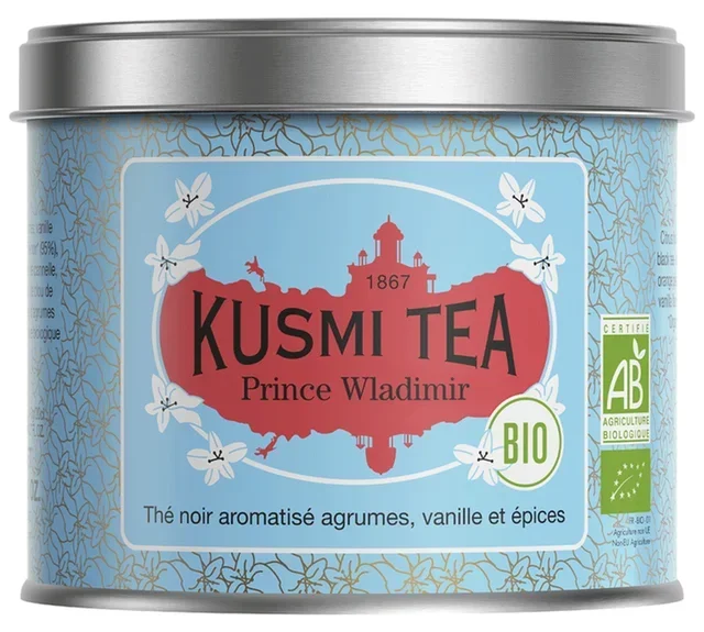 Tè Nero Bio Principe Vladimir - Foglie Sfuse 100g - KUSMI TEA