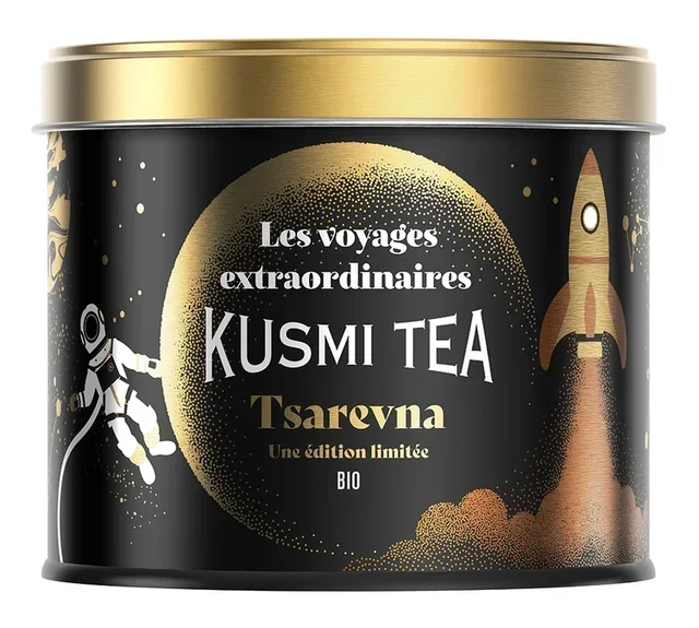 Scatola Tè di Natale Tsarevna Bio - Foglie Sfuse 120 g - KUSMI TEA