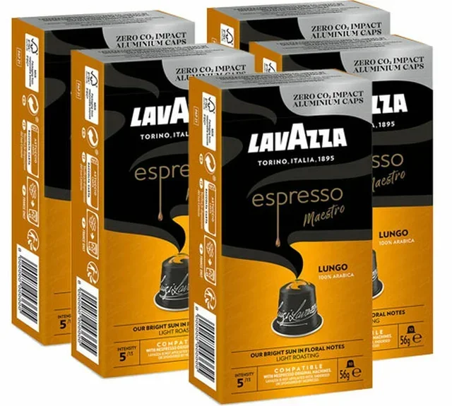 50 Κάψουλες Συμβατές Nespresso* Original Maestro Lungo - LAVAZZA
