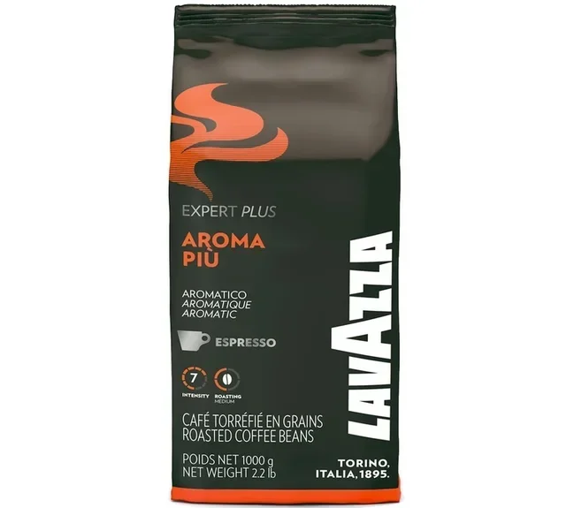 Lavazza Aroma Piu - Zrna kave 1 kg za profesionalce