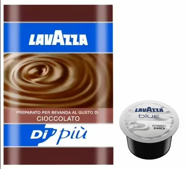 Lavazza BLUE Chocolate Drink x50 + Milk Powder Capsules