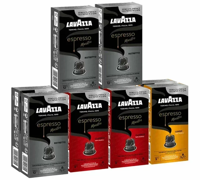 Pack Odkrywczy LAVAZZA 100 Kapsułek kompatybilnych z Nespresso* Original