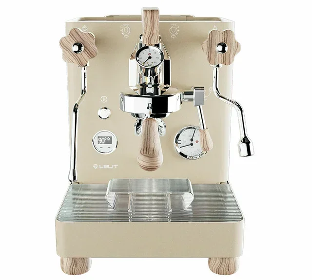 Macchina espresso LELIT Bianca PL162T-4Q30 edizione limitata oro e legno