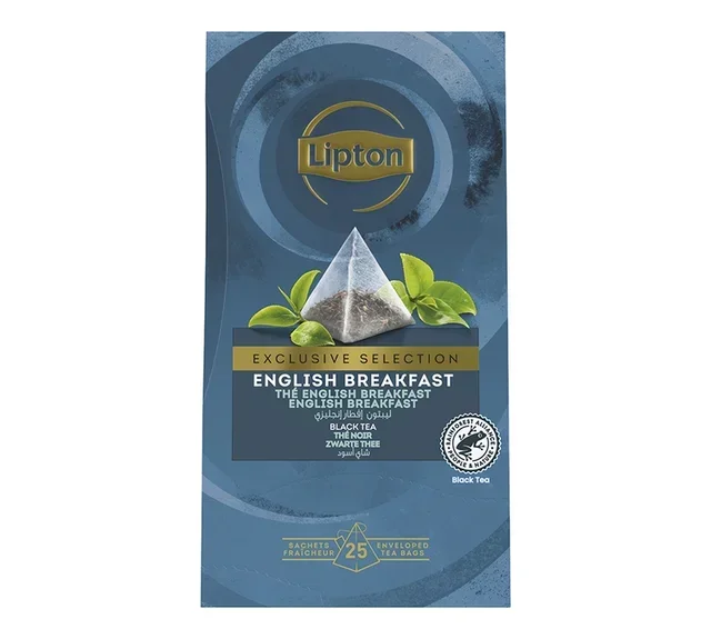 LIPTON Black Tea English Breakfast Exclusive Selection - 25 Tea Bags