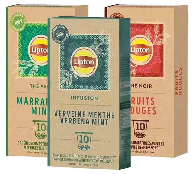 LIPTON - Discovery pack 30 tea and infusion capsules Nespresso* Original compatible