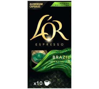 L'OR ESPRESSO - 10 capsules compatible with Nespresso* Original Brazil