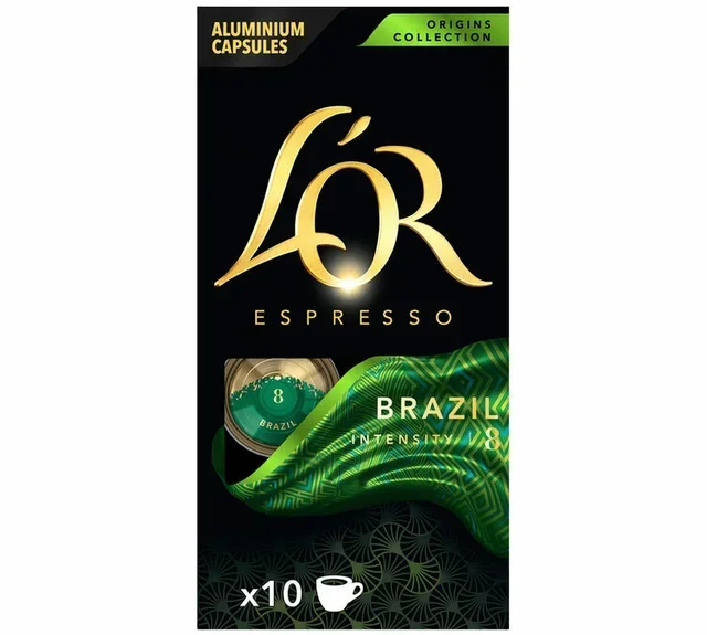 L'OR ESPRESSO - 10 capsules compatible with Nespresso* Original Brazil